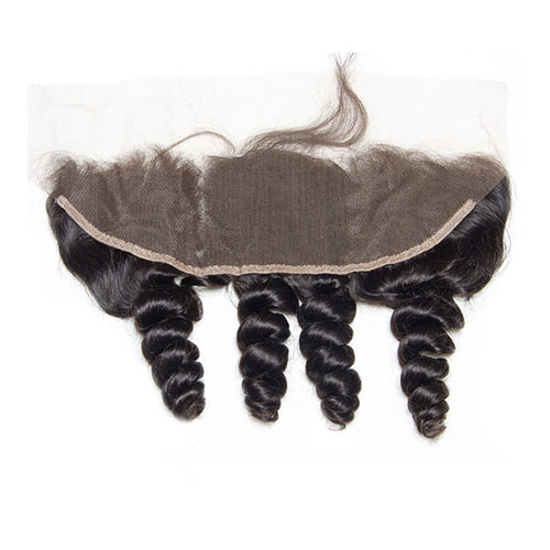 13x4 Losse Wave Pre Geplukt Kant Frontale Sluiting Met Baby Haar Oor Tot Oor Gebleekte Knopen 100% Remy Human Hair Weave